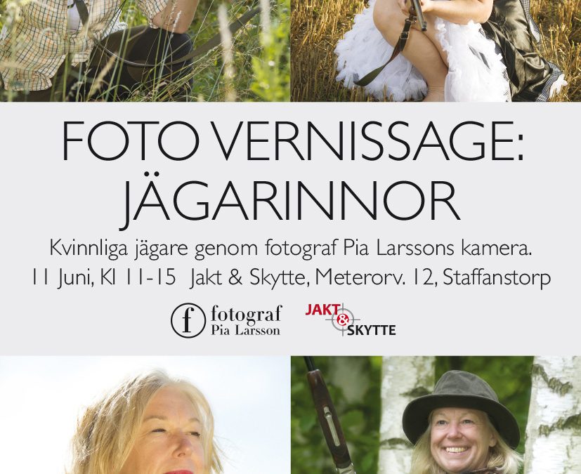 Poster för Pia Larssons vernissage